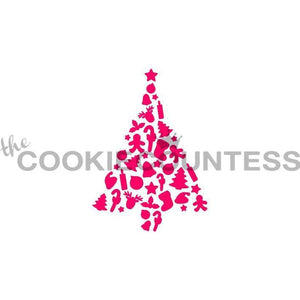 Christmas Fun Tree Stencil