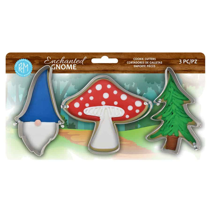 ENCHANTED GNOME 3PC COOKIE CUTTER SET