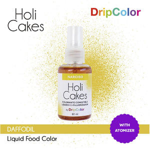 DAFFODIL YELLOW Holi Cakes Spray Cap Color