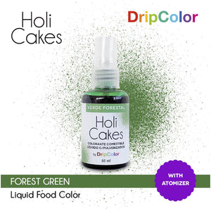 FOREST GREEN Holi Cakes Spray Cap Color