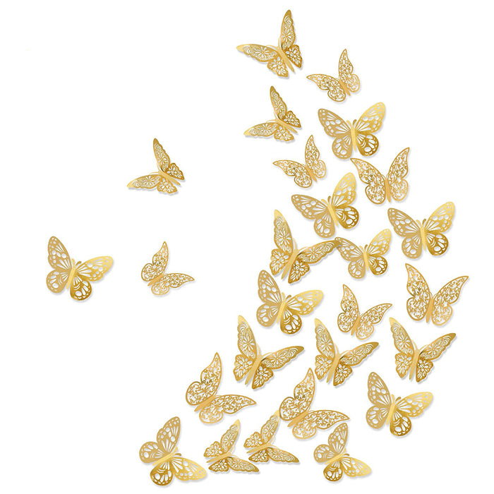 Gold Butterflies (3 pcs)