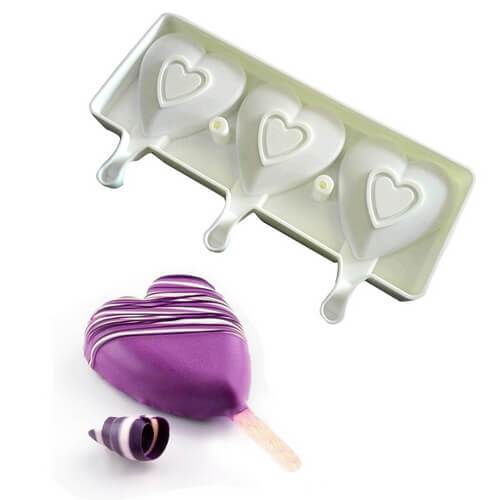 Heart Silicone Cakesicle Molds
