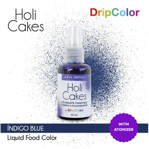 INDIGO BLUE Holi Cakes Spray Cap Color