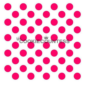 Medium Polka Dots Stencil