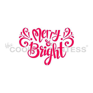 Merry & Bright Stencil