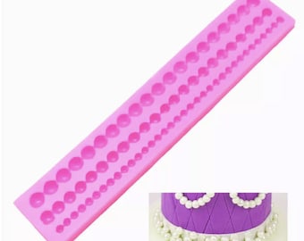 Multi-String Pearl Silicone Mold – Cake Central Barbados