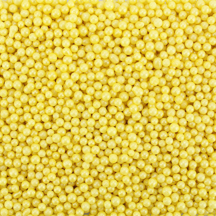 Pearly Yellow Sugar Pearls