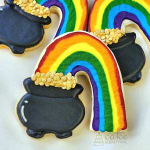 Rainbow/ Pot of Gold Cookie