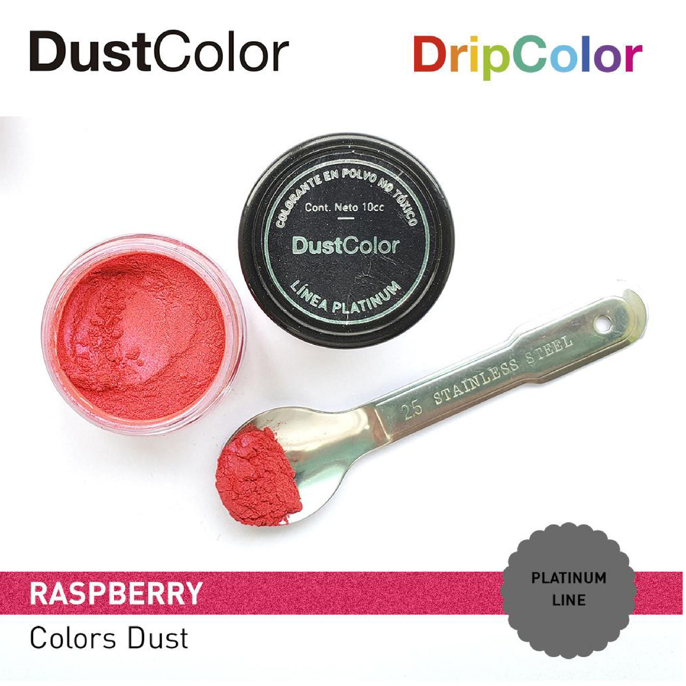 Dusted Raspberry Color Pearly Raspberry Platinum Dust – Cake Central Barbados