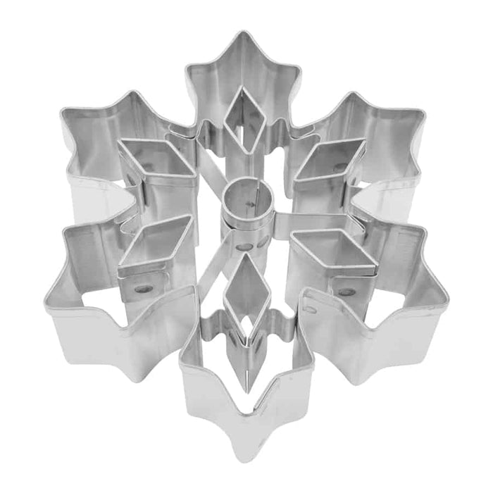 SNOWFLAKE “C” 3″ W/CUTOUTS COOKIE CUTTER