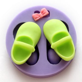 Shoes and Bow Silicone Mold
