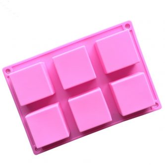 6-Cavity Square Oreo/ Soap Silicone Mold