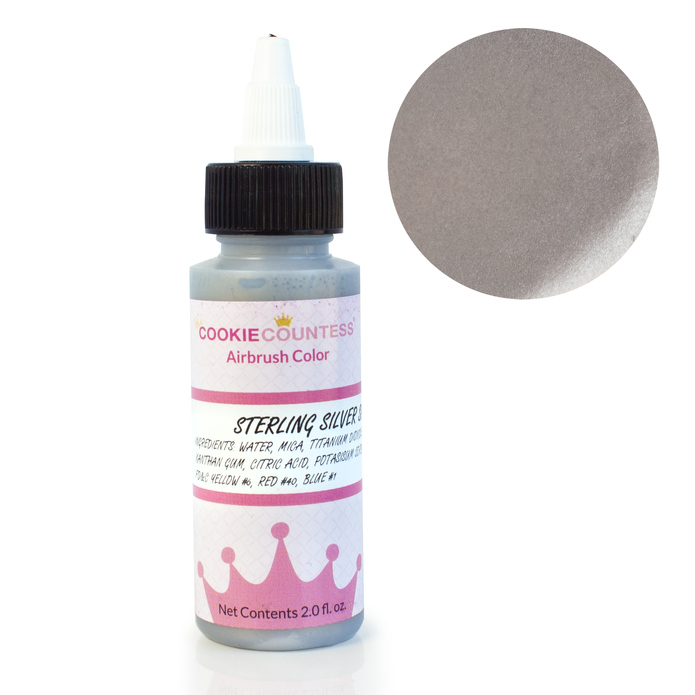 Sterling Silver Shimmer Airbrush Color