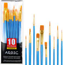 10-Piece Paint Brush Set