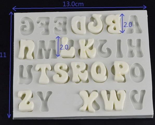 Uppercase Letter A-Z Mold
