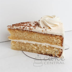 Vanilla Baileys Cake Slice