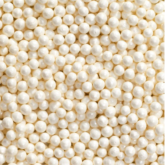 White Sugar Pearls