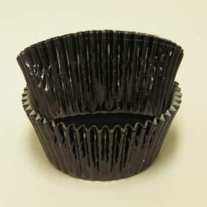 Black Mini Foil Baking Cups