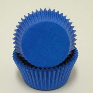 Blue Mini Baking Cups