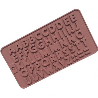 Letters Chocolate Silicone Mold