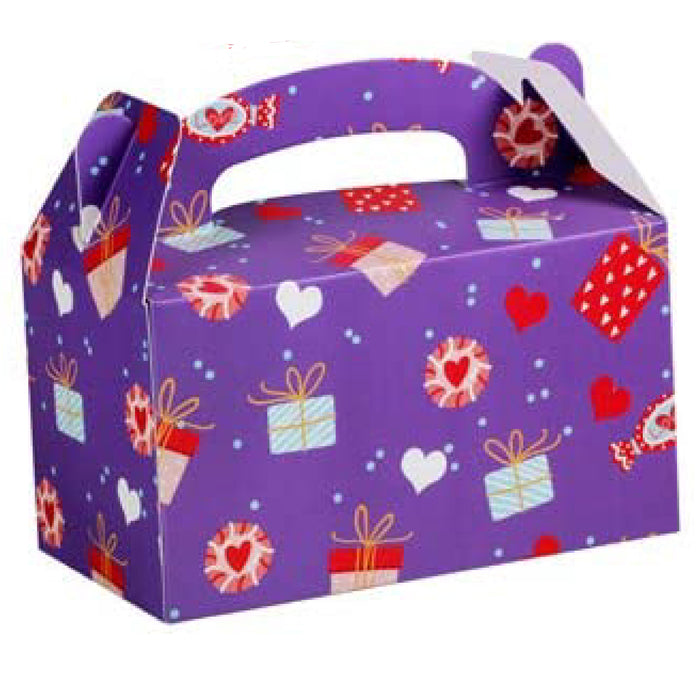 Purple Gable Box w/ Gifts