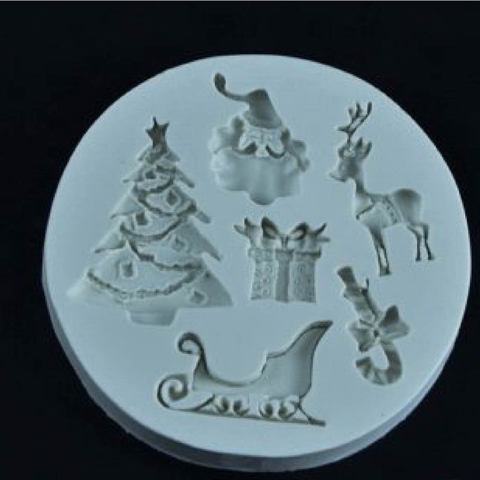 Christmas Theme (1) Silicone Mold