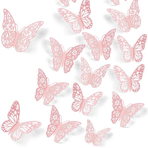 Pink Butterflies (3 pcs)