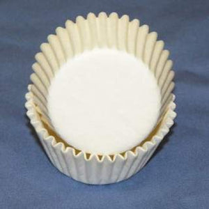 White Mini Baking Cups